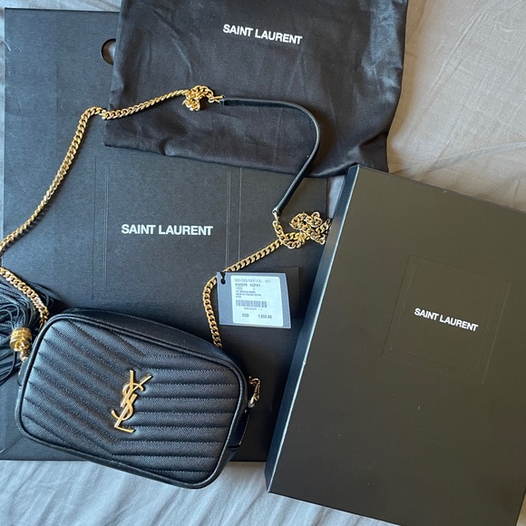 Saint Laurent Bags 0 Authentic Saint Laurent Mini Lou Camera